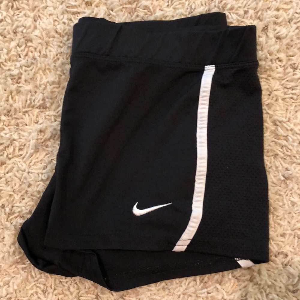 Nike Dri-Fit Spandex Size S Black w/ White Stripe